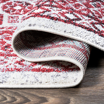 Boho Cottage Medallion Area Rug
